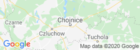 Chojnice map